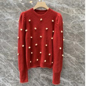 Hairy ball blouse woman